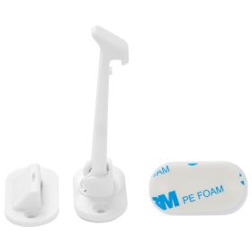 Cabinet Latch Locks, 12 Pack Child Safety Cabinet Locks, No Drilling or Tools Required Adhesive Cabinet Latch