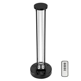 UV Light, 110W Ultraviolet Lamp with Ozone Purifier, UVC Lamp with 30/60/120 Minutes 3-Gear Timer and Remote Control, for Room up to 600 sqft