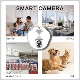Light Bulb Security Camera Outdoor 2packs HD Wireless 5GHz/2.4GHz WiFi Home IP Cameras E27 360 Degree Panoramic,Motion Detection and Alarm