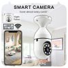 Bulb Security Camera, Outdoor, 2-Pack, HD Wireless, 360Â° Panoramic View, Motion Detection & Alarm, 2-Way Audio, Night Vision