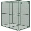 6' x 4' x 6' Crop Cage, Plant Protection Tent with Zippered Doors for Vegetable Garden, Backyard, Green