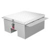 Truck Bed Tool Box, Heavy Duty Aluminum Tool Box with Diamond Plate, Storage Toolbox Chest Organizer Supports up to 220 lbs, Ideal for Pickup