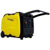 Super Quiet 4500W Portable Inverter Generator â€“ Electric Start, Foldable Handle with Wheels, 212cc 4-Stroke Gas, EPA Compliant