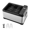 Sous Vide Cooker, 800W Sous-Vide Machine, Suveed Cooking Machine with LED Digital Display, Glass Lid, Precise Temperature & Timer Control