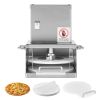 Electric Pizza Dough Press Machine, 6 inch Pizza Pastry Press Plate, Stainless Steel Bread Presser, Adjustable Thickness Commercial Forming Machine