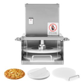 Electric Pizza Dough Press Machine, 6 inch Pizza Pastry Press Plate, Stainless Steel Bread Presser, Adjustable Thickness Commercial Forming Machine