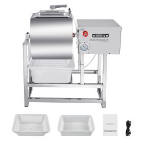Commercial Meat Tumbler Marinator, 40L Vacuum Tumbler Marinating Machine with Bidirectional Rotation and 3-Speed