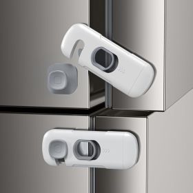 5Pack Child Proof Refrigerator Lock, Fridge Locks for Kids, with Adhesive, Child Safety Locks for Doors, RV Refrigerator