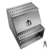 Semi-Truck Step Tool Box, 24" x 27.5" x 25.4" Heavy Duty Aluminum Toolbox Side Mount