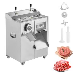 Meat Grinder, 14 Lbs/Min Electric Meat Grinder, Slicer, Sausage Stuffer with Blade, Grinding Plate, Sausage Maker