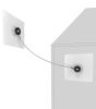 10 inches Stainless Steel Furniture Straps for Baby Proofing, No-Drill Furniture Anchors Earthquake Straps