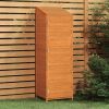 Garden Shed Brown Solid Fir Wood Medium Garden Shed Rectangular
