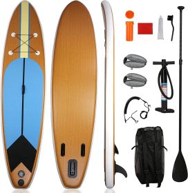 Inflatable Paddle Boards with Surf Board Accessories & Carry Bag Bottom Fin Paddling Surf Control; Non-Slip Deck