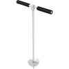 Sand Anchor, 18" Length Auger to The Beach and Sandbar, 316 Stainless Steel Screw Anchor with Removable Handle, Bungee Line & Carry Bag