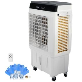 Evaporative Air Cooler, 2100 CFM, 135Â° Oscillating Swamp Cooler with Adjustable 3 Speeds and 12 H Timer, 7 Gal Portable Air Cooler for 750 Sq.ft