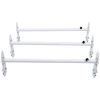 Van Roof Ladder Rack, 3 Bars Alloy Steel Roof Racks, 750 LBS Capacity Rain-Gutter Roof Rack, Adjustable Length 40.2" to 74.8"