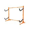 Freestanding Kayak Storage Rack, Kayak Stand for 2 Kayak Canoe Paddleboard, Heavy-duty Steel Kayak Hanger Holder with Padded Arms and Adjustable Width