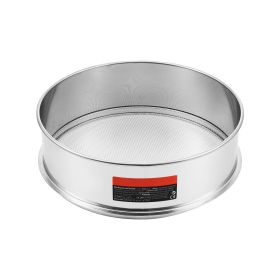 Flour Sieve Fine Mesh, 10 Mesh Flour Sifter, 304 Stainless Steel Fine Mesh Sifter Food-grade, Dia. 12.6" Fine Mesh Strainers for Baking