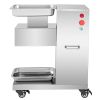 110V Commercial Meat Cutter Machine 1100LB/H Electric Meat Cutting Machine 750W Commercial Meat Slicer 3mm Blade Restaurant Food Slicer Stainless Stee