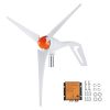 500W Wind Turbine Generator, 12V Wind Turbine Kit, 3-Blade Wind Power Generator with MPPT Controller
