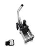 French Fry Cutter, Potato Slicer with 1/2-Inch Stainless Steel Blade, Manual Potato Cutter Chopper with Suction Cups, Great for Potato, French Fries