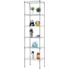 Adjustable Storage Shelves Metal Storage Shelf fo adults(Chrome, 16.7LÃ—11.8WÃ—63.6H)