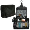 Portable Hanging Shower Caddy Organizer Bag 12x3x8 inch Black Quick Dry Mesh Shower Caddy Tote Bag Pouch with Metal Hook for Bathroom College Dorm Cam
