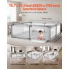 Baby Playpen, 78.7â€³ x 70.3â€³ Extra Large Playpen for Babies Toddlers, Indoor/Outdoor Baby Fence Play Yard