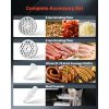 Commercial Electric Meat Grinder, 7 lbs/min Capacity, #12 Industrial Meat Mincer with 2 Stainless Steel Blades, 2 Grinding Plates