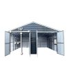 26' x 30' Metal Garage Shed, 9' High Double Front Doors, 14' Peak, 780 Sq-Ft TMG-MS2630