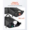Motorcycle Saddlebags, 28 L (14 L x 2) Large Capacity Side Saddle Bags Compatible with Most Motorcycles