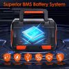 300W Portable Power Station 70200mAh AC Car Solar Generator Backup Energy Storage Battery for Outdoor Camping Travel Emergency Support Wireless Chargi