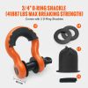 Heavy Duty Tow Strap Recovery Kit 3" x 30 ft (MBS-36,000 lbs) Tree Saver Winch Strap, Triple Reinforced Loop & Protective Sleeves & Storage Bag