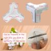 4Pcs Large(Length: 1.7inch) Silicone Corner Protector Baby Proofing, Table Corner Protectors for Baby