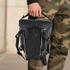 Motorcycle Tail Bag, 10 L Motorcycle Rear Seat Bag with Waterproof Rain Cover