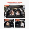 Car Air Mattress, Inflatable Car Camping Mattress, Flocking Thickened Travel Beds, Durable Portable Sleeping Pad with Air Pump, 2 Pillows, Nozzle