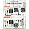 Carbon Dioxide Monitoring Controller, Dual Outlets Carbon Dioxide Controller, CO2 Meter Monitor Day and Night Detection Feature