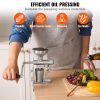 Manual Oil Press Machine, Stainless Steel Oil Extractor Machine, Detachable Oil Presser for Effortless Cleaning