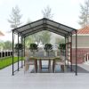 Metal Carport 10 Ã—15 FT Heavy Duty with Galvanized Steel Roof, Metal Garage Canopy with Galvanized Steel Roof & Frame