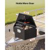 Trailer Tongue Box, 26" x 13" x 12" Aluminum Trailer Tongue Tool Box, Heavy Duty Storage Organizer with Lock and Keys