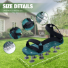 Adjustable Spiked Aerating Lawn & Garden Shoes - Deep soil aeration shoes with adjustable heel straps (fits US sizes 5-12). Durable plastic spikes car