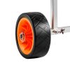 Kayak Cart, 250 lbs Load Capacity, Canoe Cart Dolly with 7.5-inch Solid Rubber Tires & Kickstand, Assembles & Disassembles Within Seconds