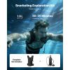 Mini Scuba Tank, 1.9L Portable Small Diving Tank for Underwater Breathing, Reusable Lung Diving Cylinder up to 35 Minutes Dive Time