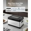 Sous Vide Cooker, 800W Sous-Vide Machine, Suveed Cooking Machine with LED Digital Display, Glass Lid, Precise Temperature & Timer Control