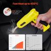 Plastic Welding Kit, 220W Plastic Welder Gun with 1200PCS Hot Staples & 76PCS Welding Rods, Professional Hot Staple Welding Gun with LED Light