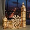 3D Wooden Puzzle Big Ben Model Kits Desktop Clock DIY Building Blocks Creative Gift Home Decor for Family Unique Christmas Gift