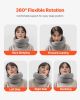 Travel Pillow, Double-Layered 3D Support Neck Pillow for Traveling, 360Â° Flexible Rotation Upgraded Memory Foam Travel Neck Pillow with Eye Mask