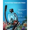 Scuba Tank, 0.5L Portable Scuba Diving Tank, Diving Oxygen Cylinder Supports 5-10 Minutes Underwater Breathing, 98.43 ft Diving Depth