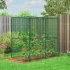 6' x 4' x 6' Crop Cage, Plant Protection Tent with Zippered Doors for Vegetable Garden, Backyard, Green