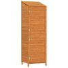 Garden Shed Brown Solid Fir Wood Medium Garden Shed Rectangular